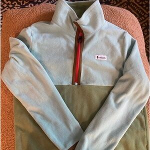 Cotopaxi fleece pullover women’s large 1/4 zip jacket
